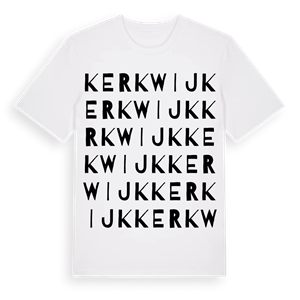 Kerkwijk ordlek t-shirt – ekologisk bomull t-shirt från Pinshirt