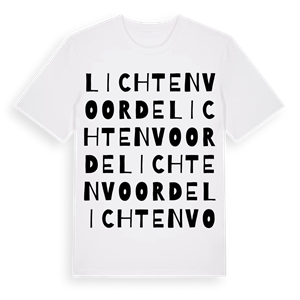 Lichtenvoorde ordlek t-shirt – ekologisk bomull t-shirt från Pinshirt