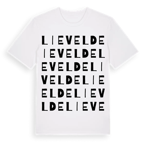 Lievelde ordlek t-shirt – ekologisk bomull t-shirt från Pinshirt