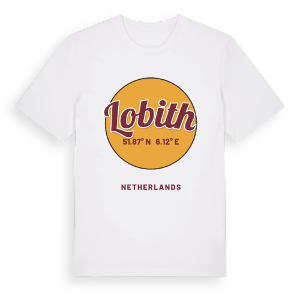 Lobith cirkel t-shirt – ekologisk bomull t-shirt från Pinshirt