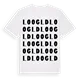 Loo Gld ordlek t-shirt
