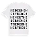 Nederhemert ordlek t-shirt