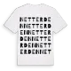 Netterden ordlek t-shirt