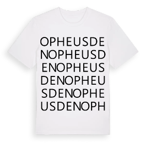 Opheusden ordlek t-shirt – ekologisk bomull t-shirt från Pinshirt