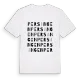 Persingen ordlek t-shirt
