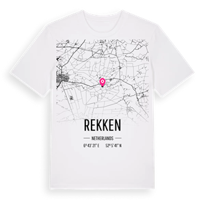 Rekken karta t-shirt – ekologisk bomull t-shirt från Pinshirt