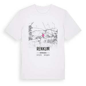 Renkum karta t-shirt – ekologisk bomull t-shirt från Pinshirt