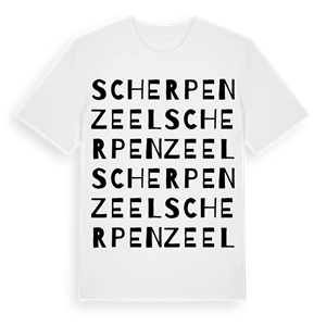 Scherpenzeel ordlek t-shirt – ekologisk bomull t-shirt från Pinshirt
