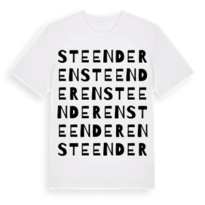 Steenderen ordlek t-shirt – ekologisk bomull t-shirt från Pinshirt
