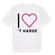 Jag älskar 't Harde t-shirt stort tryck