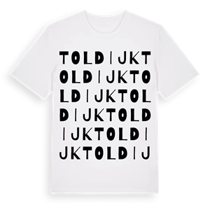 Toldijk ordlek t-shirt – ekologisk bomull t-shirt från Pinshirt