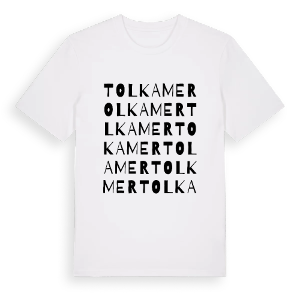 Tolkamer ordlek t-shirt – ekologisk bomull t-shirt från Pinshirt