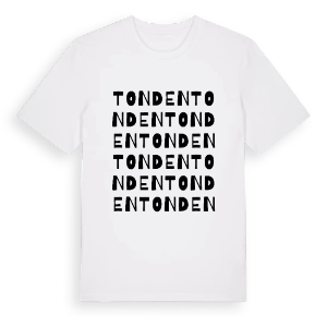 Tonden ordlek t-shirt – ekologisk bomull t-shirt från Pinshirt