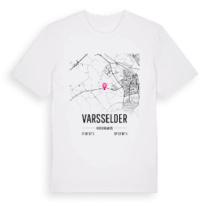 Varsselder karta t-shirt – ekologisk bomull t-shirt från Pinshirt