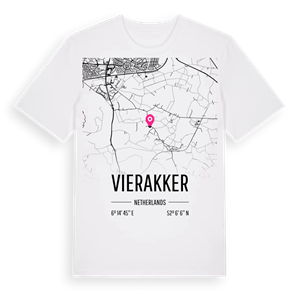 Vierakker karta t-shirt – ekologisk bomull t-shirt från Pinshirt