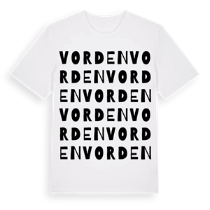 Vorden ordlek t-shirt – ekologisk bomull t-shirt från Pinshirt