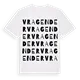 Vragender ordlek t-shirt