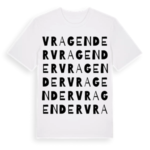 Vragender ordlek t-shirt – ekologisk bomull t-shirt från Pinshirt