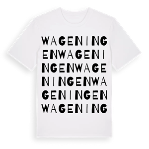 Wageningen ordlek t-shirt – ekologisk bomull t-shirt från Pinshirt