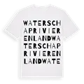 Waterschap Rivierenland ordlek t-shirt