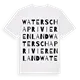 Waterschap Rivierenland ordlek t-shirt