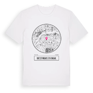 West Maas en Waal t-shirt – ekologisk bomull t-shirt från Pinshirt