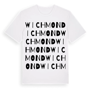 Wichmond ordlek t-shirt – ekologisk bomull t-shirt från Pinshirt