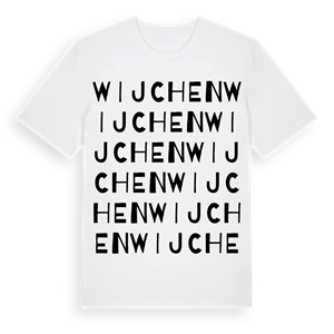 Wijchen ordlek t-shirt – ekologisk bomull t-shirt från Pinshirt