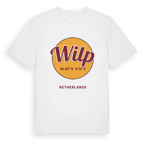 Wilp cirkel t-shirt – ekologisk bomull t-shirt från Pinshirt