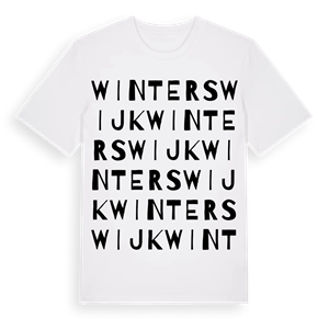 Winterswijk ordlek t-shirt – ekologisk bomull t-shirt från Pinshirt