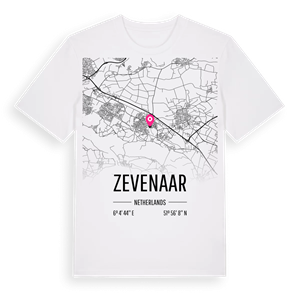 Zevenaar karta t-shirt – ekologisk bomull t-shirt från Pinshirt