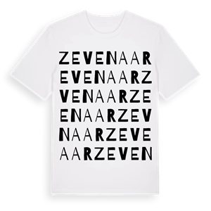 Zevenaar ordlek t-shirt – ekologisk bomull t-shirt från Pinshirt