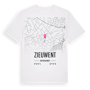 Zieuwent karta t-shirt – ekologisk bomull t-shirt från Pinshirt