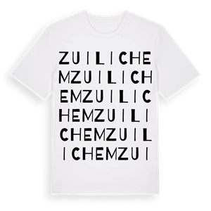 Zuilichem ordlek t-shirt – ekologisk bomull t-shirt från Pinshirt