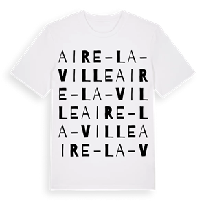 Aire-la-Ville ordlek t-shirt – ekologisk bomull t-shirt från Pinshirt