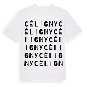 Céligny ordlek t-shirt – ekologisk bomull t-shirt från Pinshirt