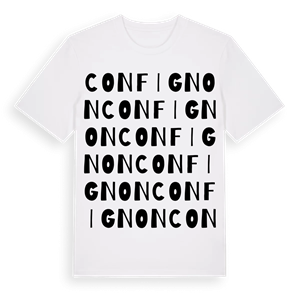 Confignon ordlek t-shirt – ekologisk bomull t-shirt från Pinshirt