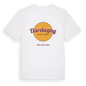 Dardagny cirkel t-shirt – ekologisk bomull t-shirt från Pinshirt