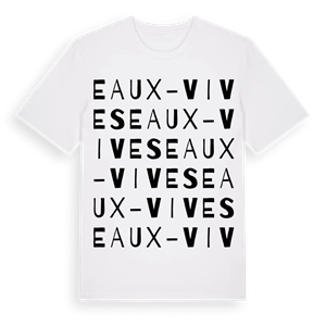 Eaux-Vives ordlek t-shirt – ekologisk bomull t-shirt från Pinshirt