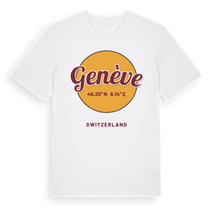 Genève cirkel t-shirt – ekologisk bomull t-shirt från Pinshirt