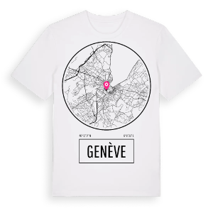 Genève t-shirt – ekologisk bomull t-shirt från Pinshirt