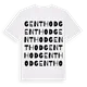 Genthod ordlek t-shirt