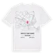 Grottes et Saint-Gervais karta t-shirt