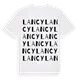 Lancy ordlek t-shirt