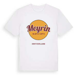 Meyrin cirkel t-shirt – ekologisk bomull t-shirt från Pinshirt