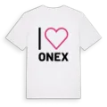 Jag älskar Onex t-shirt stort tryck
