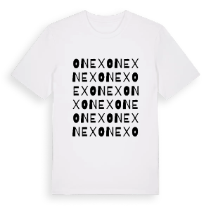 Onex ordlek t-shirt – ekologisk bomull t-shirt från Pinshirt
