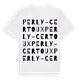 Perly-Certoux ordlek t-shirt