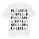 Plainpalais ordlek t-shirt
