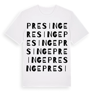 Presinge ordlek t-shirt – ekologisk bomull t-shirt från Pinshirt